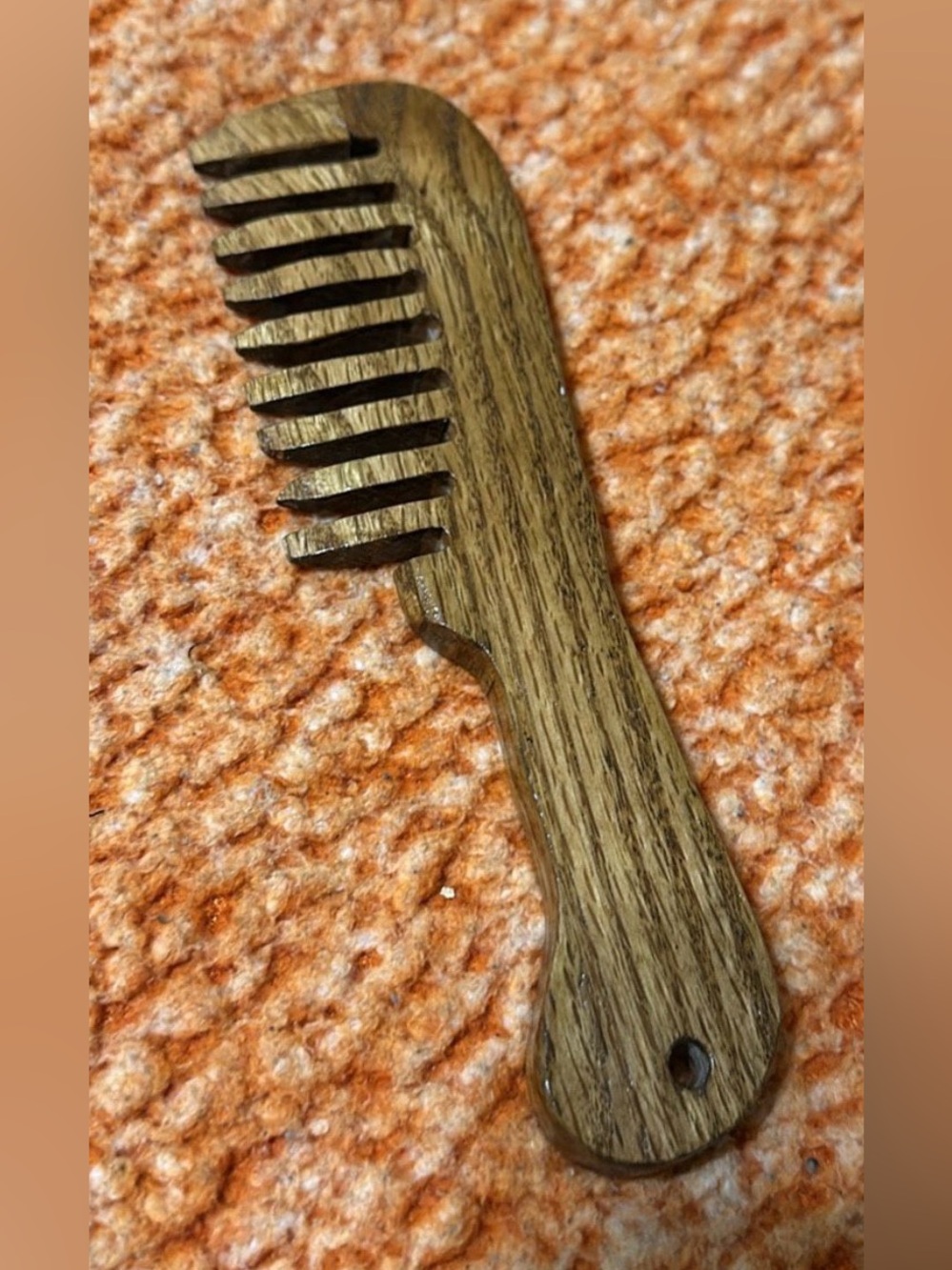 Handmade Wooden Oak Hair & Beard Comb (8.5 inches)
